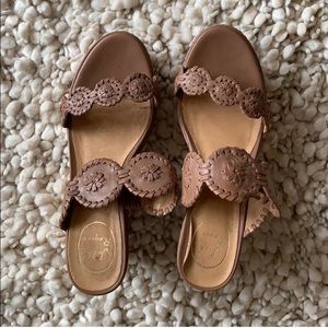 Jack Rogers cork wedges